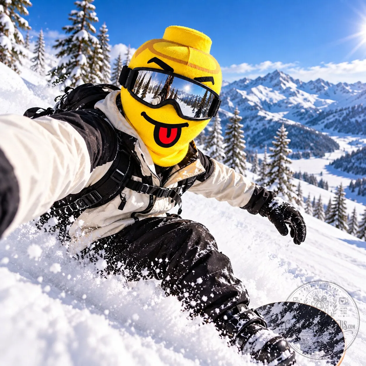 LEGO Head Brick Face Ski Mask – Funny Yellow Block Balaclava | Winter Ski & Snowboard Gear LEGO Head Brick Face Ski Mask – Funny Yellow Block Balaclava | Winter Ski & Snowboard Gear