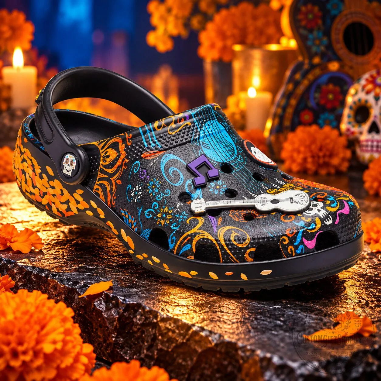Crocs x Disney Pixar Coco Classic Clog 2026 – Día de los Muertos Shoes | Coco Fan Collectible