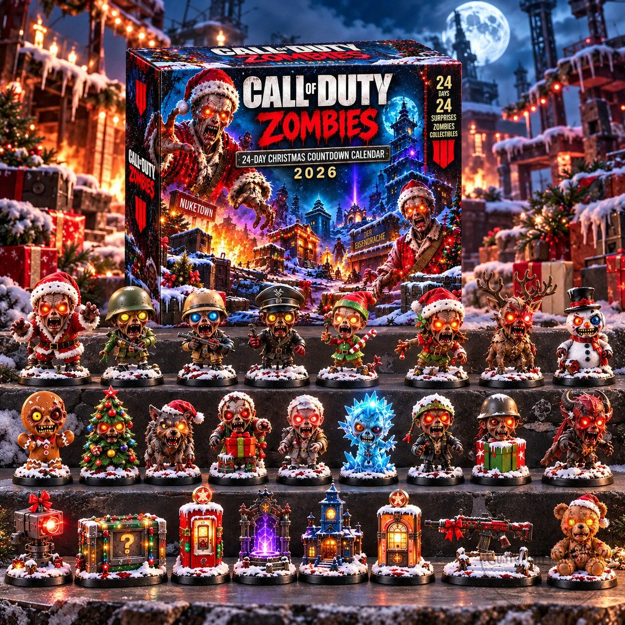 Call of Duty Zombies Advent Calendar 2026 – 24 Day Undead Christmas Countdown | COD Gamer Gift Call of Duty Zombies Advent Calendar 2026 – 24 Day Undead Christmas Countdown | COD Gamer Gift