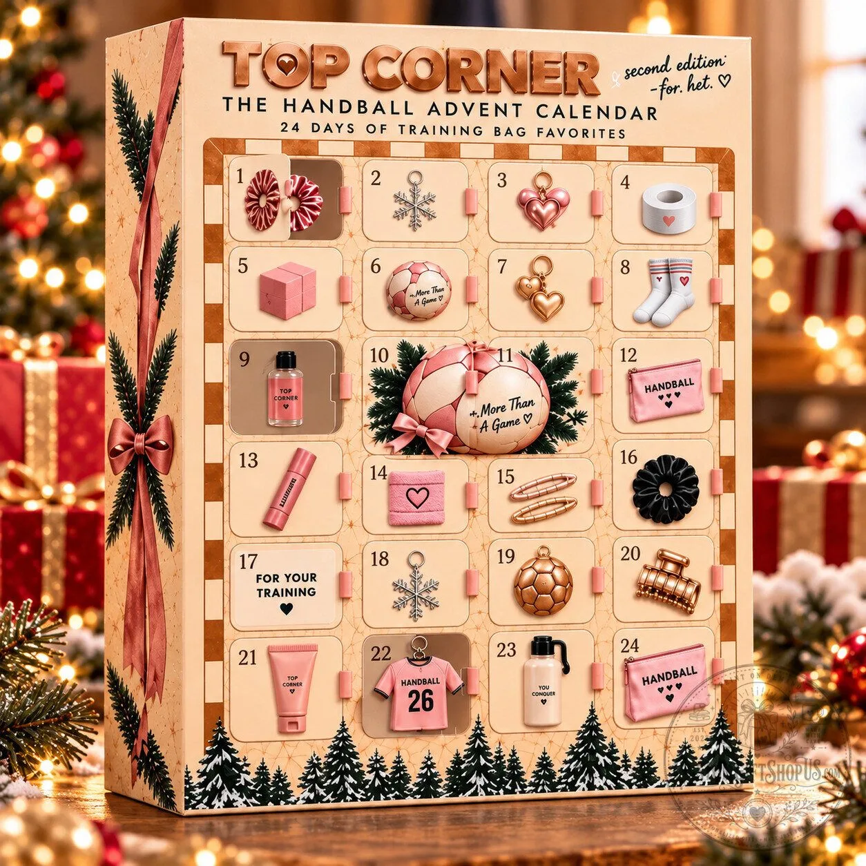 Handball Advent Calendar 2026 – Top Corner 24 Day Christmas Countdown | Handball Player Gift Handball Advent Calendar 2026 – Top Corner 24 Day Christmas Countdown | Handball Player Gift