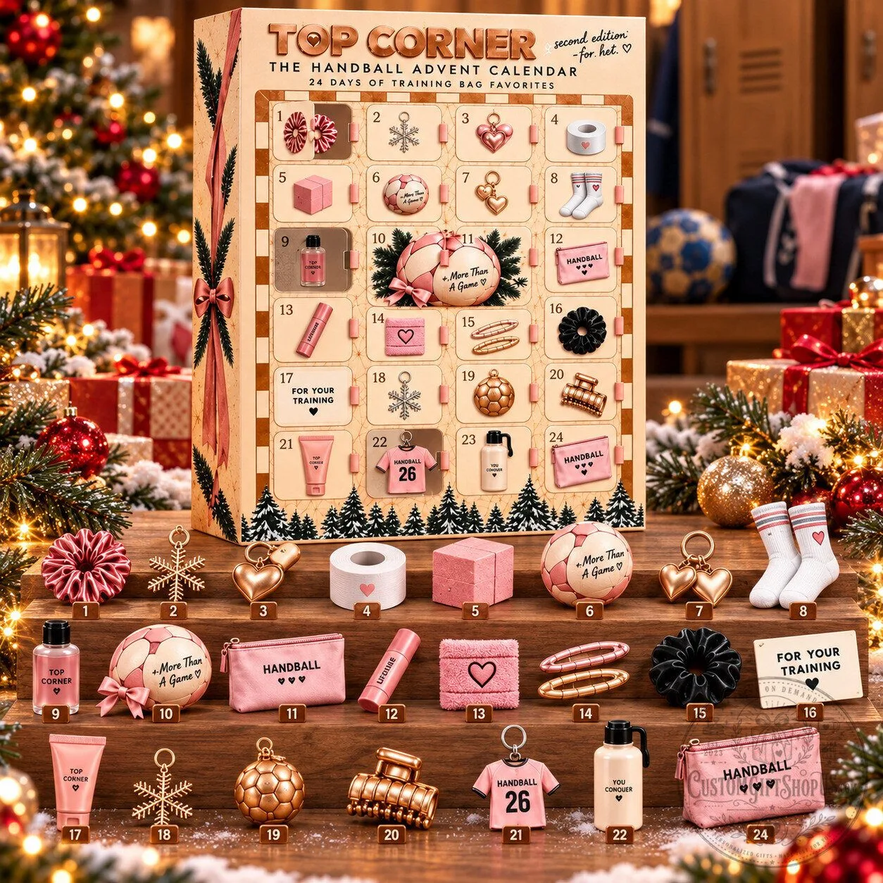 Handball Advent Calendar 2026 – Top Corner 24 Day Christmas Countdown | Handball Player Gift Handball Advent Calendar 2026 – Top Corner 24 Day Christmas Countdown | Handball Player Gift