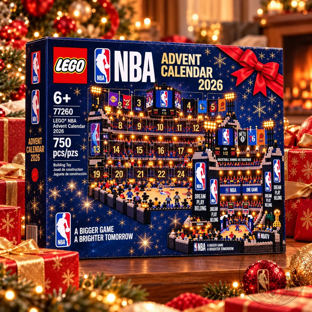 LEGO NBA Advent Calendar 2026 – 24 Day Basketball Christmas Countdown | NBA Fan Gift LEGO NBA Advent Calendar 2026 – 24 Day Basketball Christmas Countdown | NBA Fan Gift