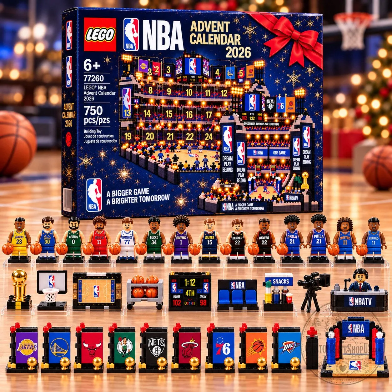 LEGO NBA Advent Calendar 2026 – 24 Day Basketball Christmas Countdown | NBA Fan Gift LEGO NBA Advent Calendar 2026 – 24 Day Basketball Christmas Countdown | NBA Fan Gift