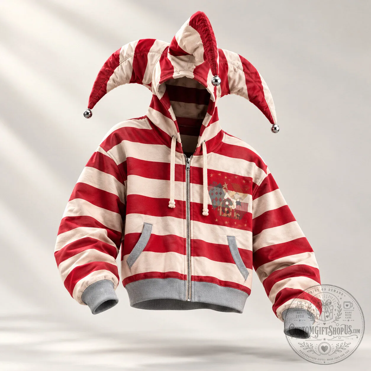 Bravest Studios Jester Hoodie – Graphic Streetwear Pullover | Urban Fashion Hoodie