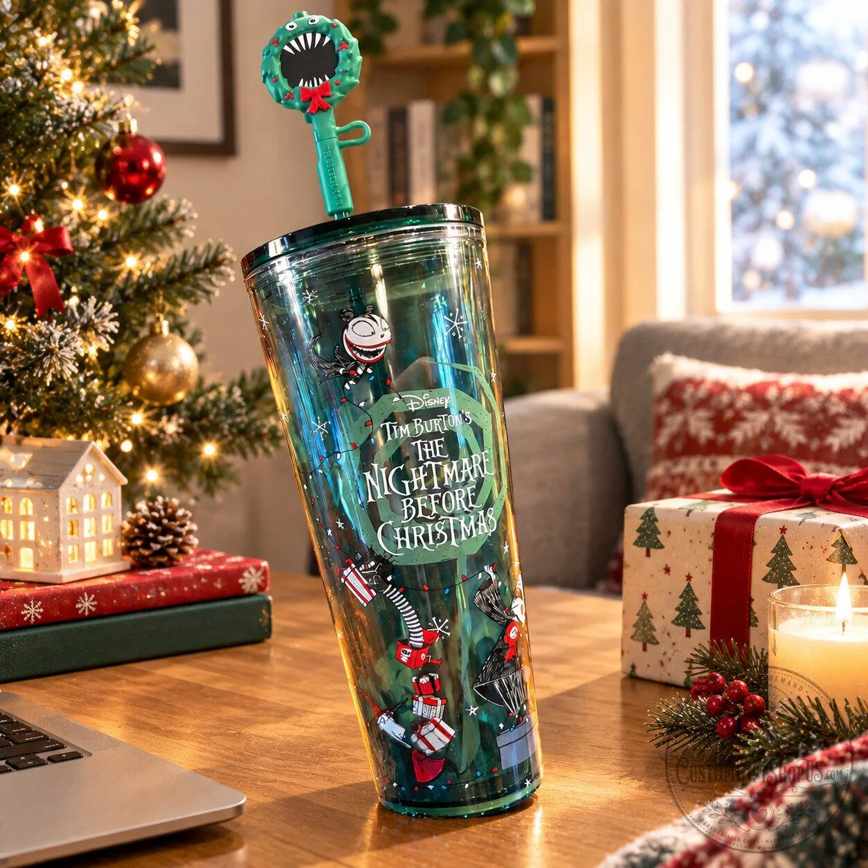 Disney Parks x Starbucks The Nightmare Before Christmas Tumbler – Travel Cup with Straw | Jack Skellington Gift Disney Parks x Starbucks The Nightmare Before Christmas Tumbler – Travel Cup with Straw | Jack Skellington Gift
