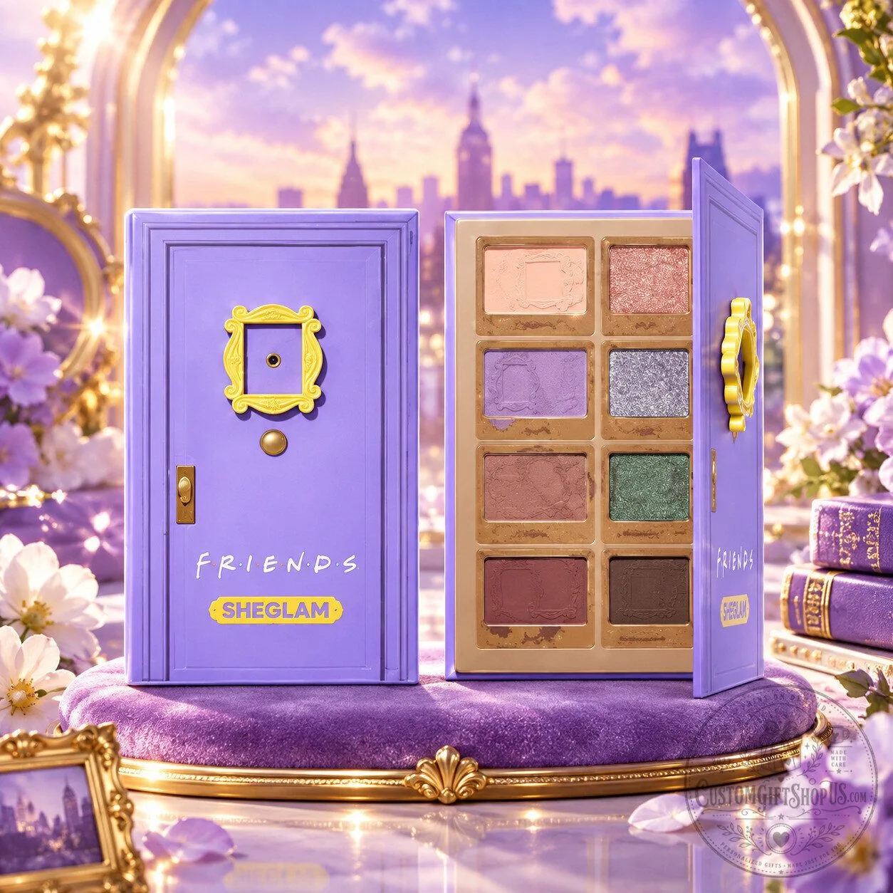 FRIENDS x SHEGLAM Purple Door Eyeshadow Palette – Multicolor Makeup | FRIENDS Fan Gift