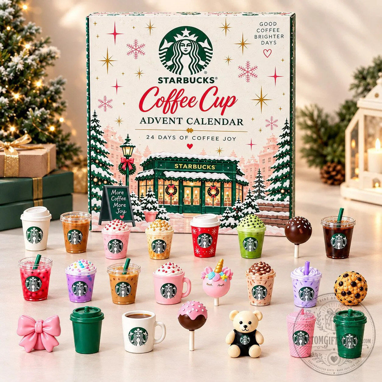 Starbucks Coffee Cup Advent Calendar 2026 – 24 Day Coffee Christmas Countdown | Coffee Lover Gift
