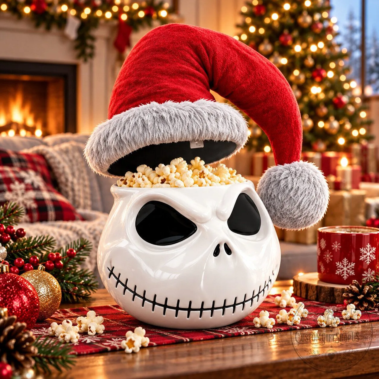 The Nightmare Before Christmas Jack Skellington LED Popcorn Bucket 2026 – 85oz Light-Up Bucket | Collector Gift