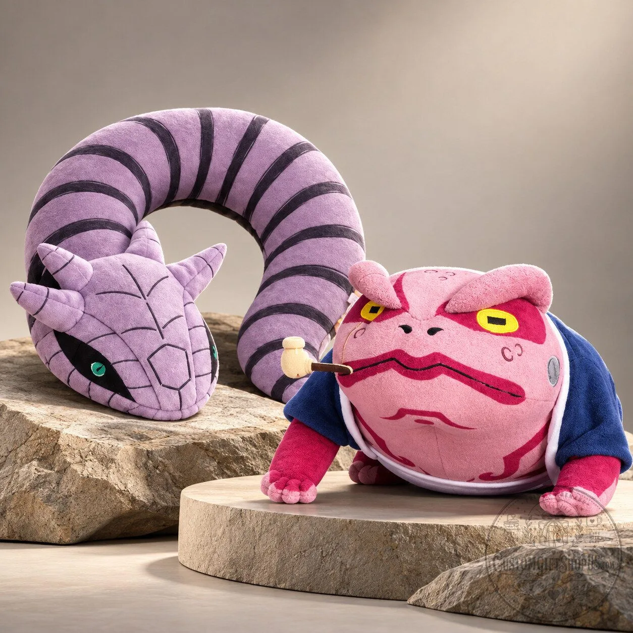Naruto Summoning Jutsu Plush Toys – Aoda Snake & Gamakichi Toad | Cute Anime Collectibles & Gifts for Fans Naruto Summoning Jutsu Plush Toys – Aoda Snake & Gamakichi Toad | Cute Anime Collectibles & Gifts for Fans