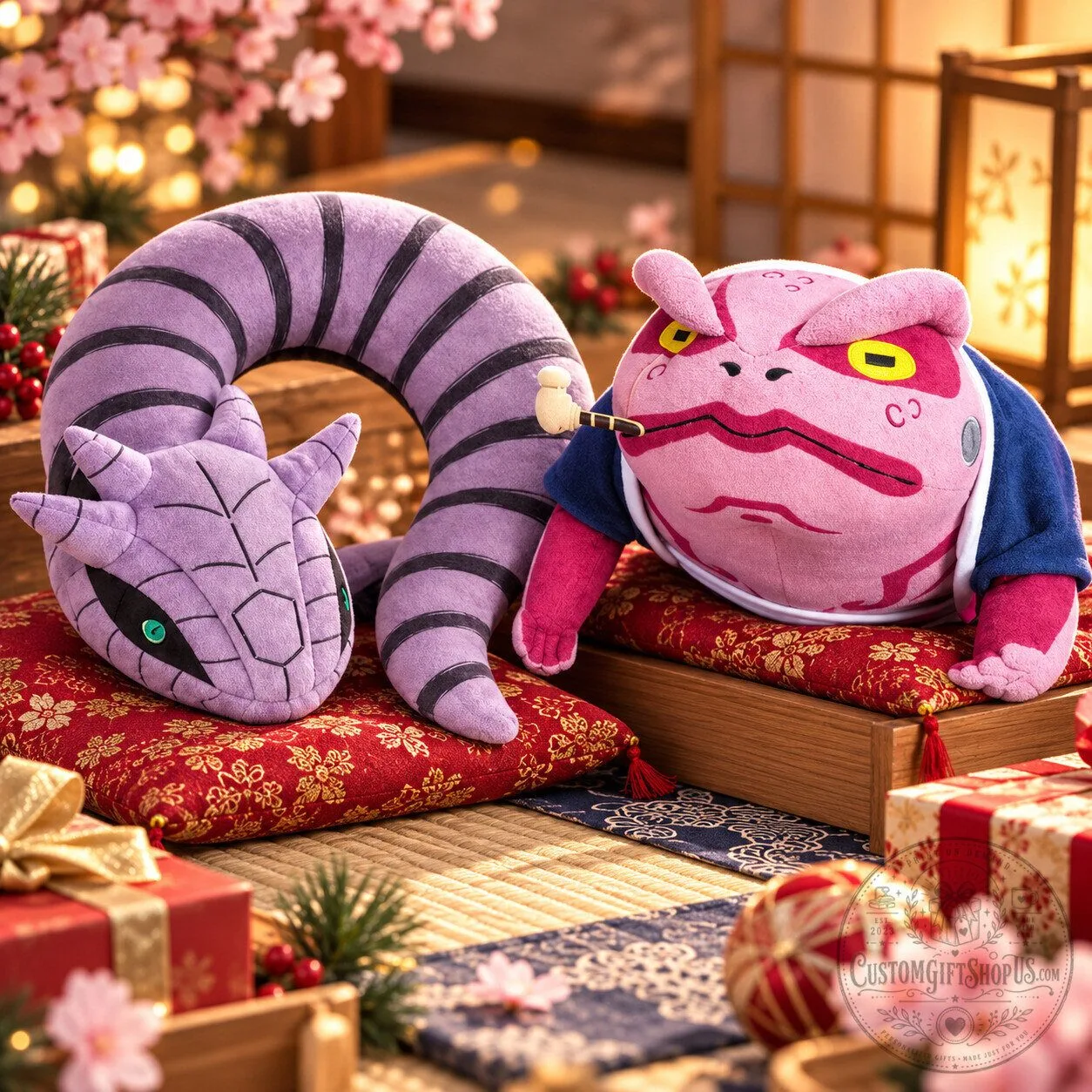 Naruto Summoning Jutsu Plush Toys – Aoda Snake & Gamakichi Toad | Cute Anime Collectibles & Gifts for Fans Naruto Summoning Jutsu Plush Toys – Aoda Snake & Gamakichi Toad | Cute Anime Collectibles & Gifts for Fans